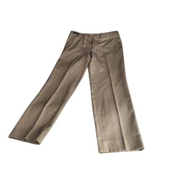 Ted Baker London Raleigh Dress Pants‎ Men Sz 36R Mocha Brown Designer Workwear - Picture 1 of 8